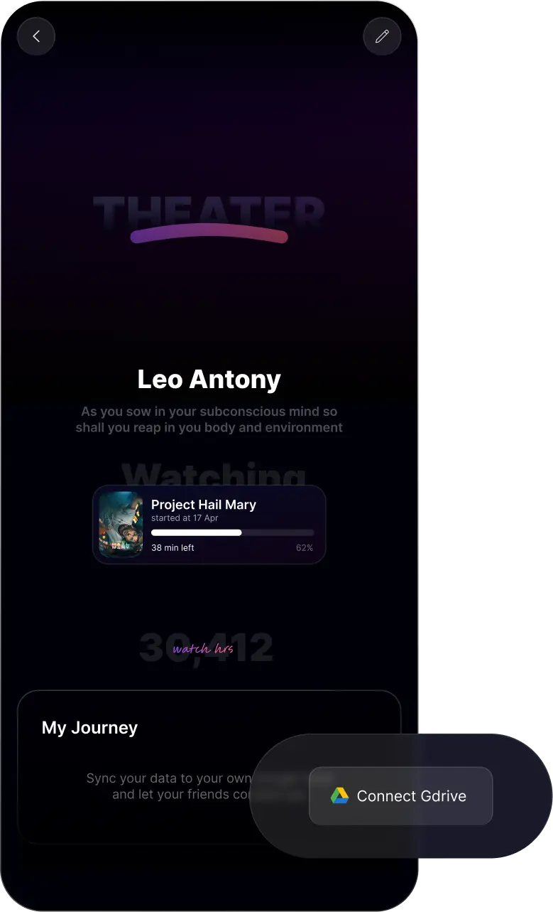 Cloud Sync - Synchronize movie data with Google Drive